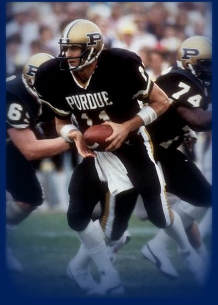 Jim Everett running the ball for Purdue